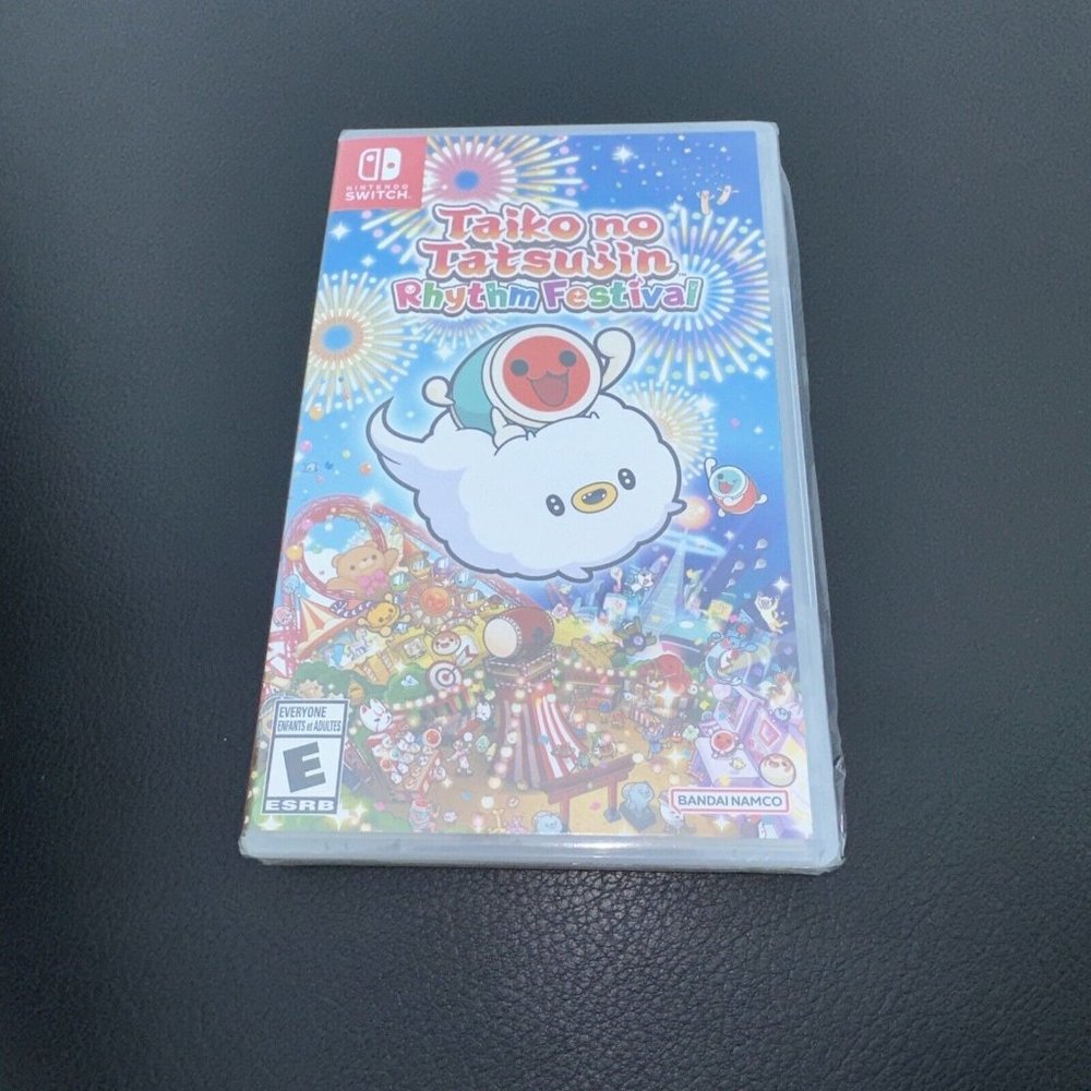 Taiko no Tatsujin Rhythm Festival - Nintendo Switch Multiplayer Drum Beat New